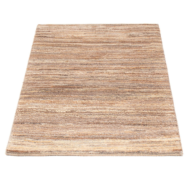 Gabbeh Persisch Teppich 60x96cm - Perserteppich Wollteppich - hellbraun