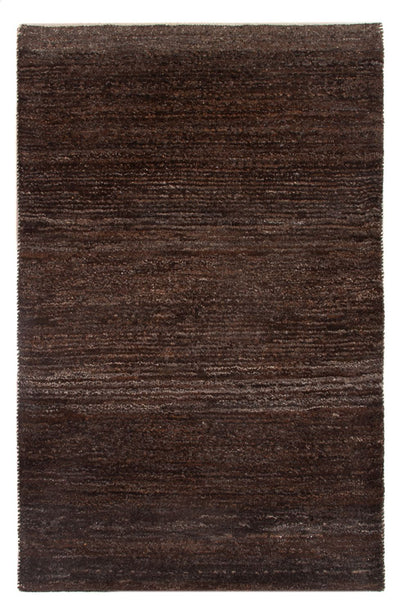 Gabbeh Persisch Teppich 60x93cm - Perserteppich Wollteppich - dunkelcamel