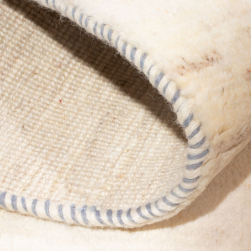 Gabbeh Persisch Teppich 59x97cm - Perserteppich Wollteppich - creme