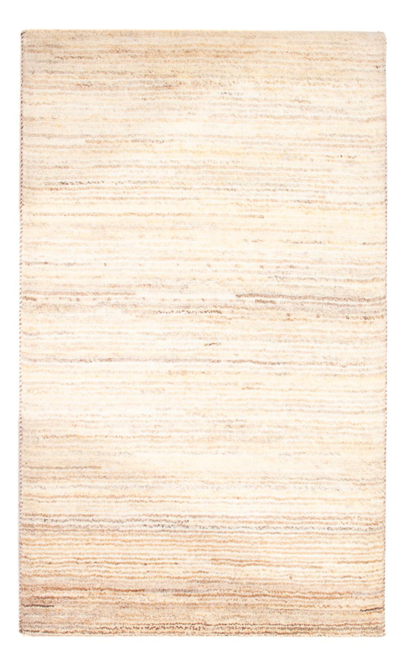 Gabbeh Persisch Teppich 62x98cm - Perserteppich Wollteppich - creme