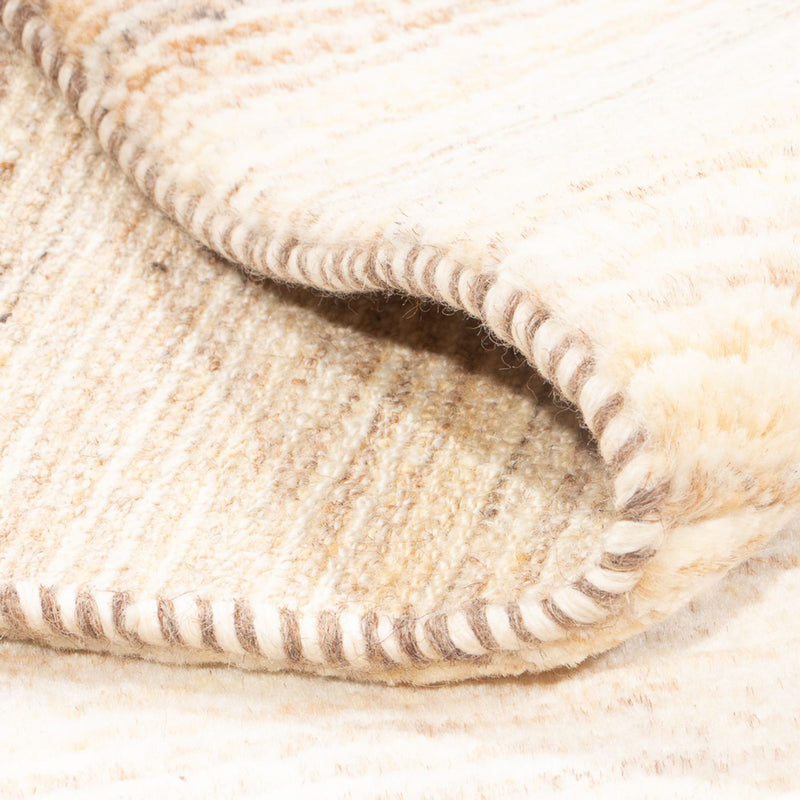 Gabbeh Persisch Teppich 62x98cm - Perserteppich Wollteppich - creme