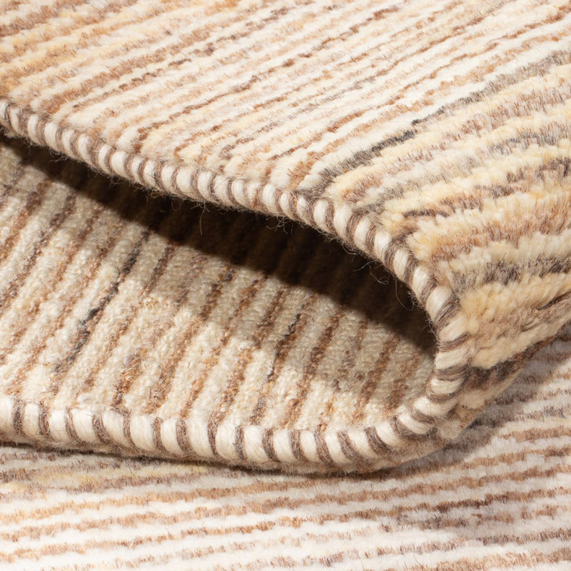 Gabbeh Persisch Teppich 62x96cm - Perserteppich Wollteppich - hellbeige
