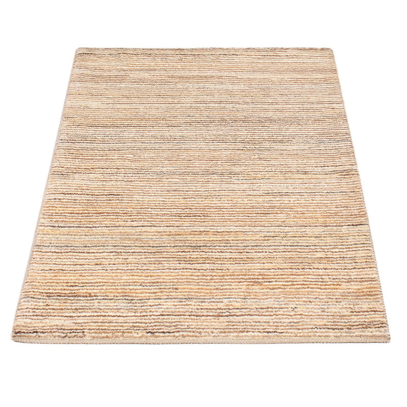Gabbeh Persisch Teppich 62x96cm - Perserteppich Wollteppich - hellbeige