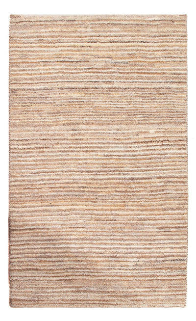 Gabbeh Persisch Teppich 61x92cm - Perserteppich Wollteppich - hellbeige