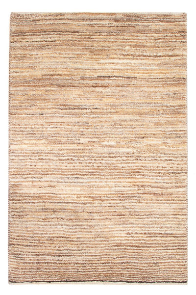 Gabbeh Persisch Teppich 60x88cm - Perserteppich Wollteppich - hellbeige