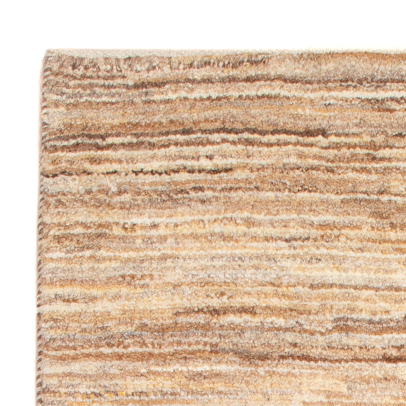 Gabbeh Persisch Teppich 60x88cm - Perserteppich Wollteppich - hellbeige