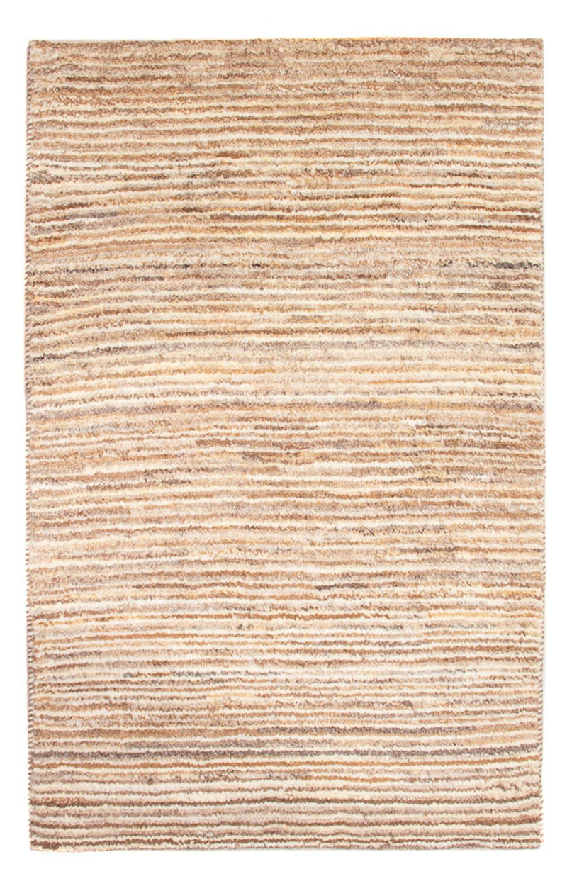 Gabbeh Persisch Teppich 58x93cm - Perserteppich Wollteppich - hellbeige