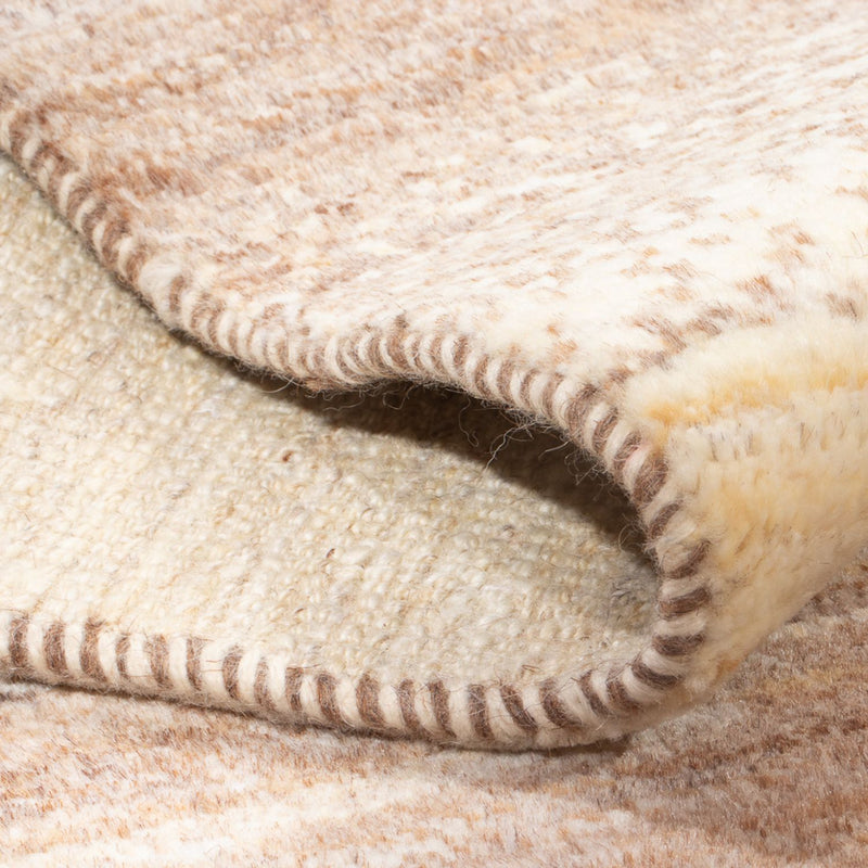 Gabbeh Persisch Teppich 58x93cm - Perserteppich Wollteppich - hellbeige