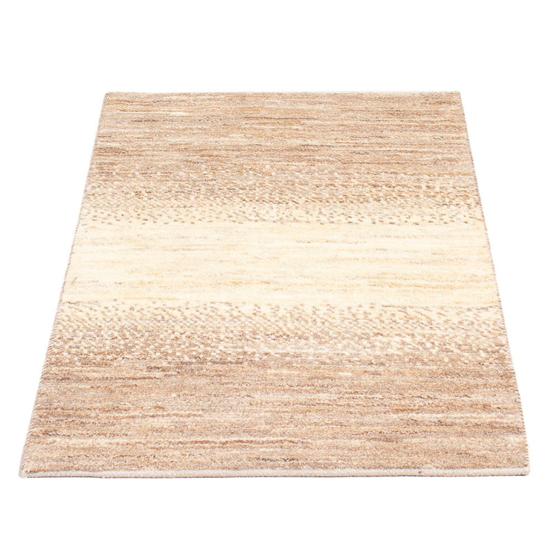 Gabbeh Persisch Teppich 58x93cm - Perserteppich Wollteppich - hellbeige