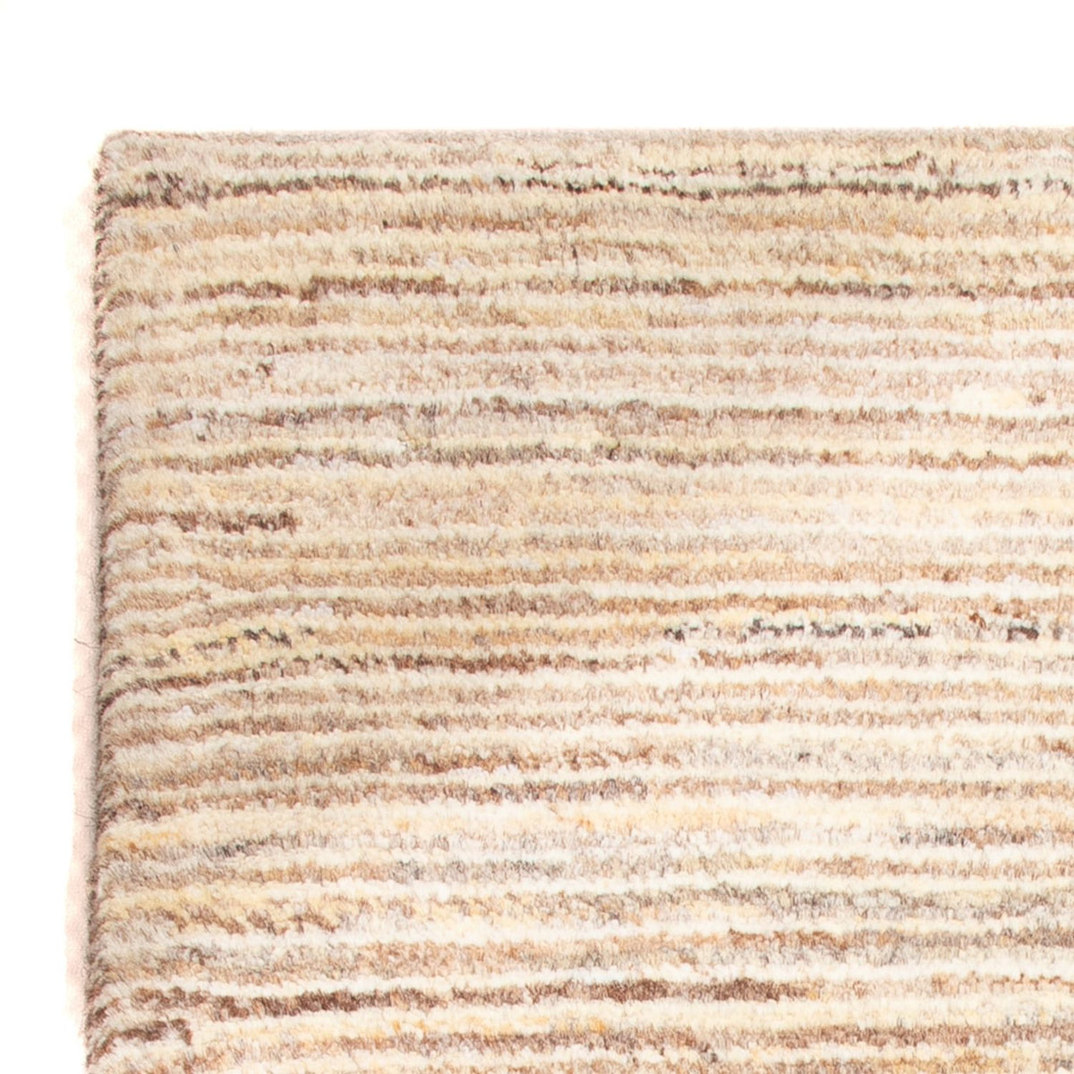 Gabbeh Persisch Teppich 58x93cm - Perserteppich Wollteppich - hellbeige