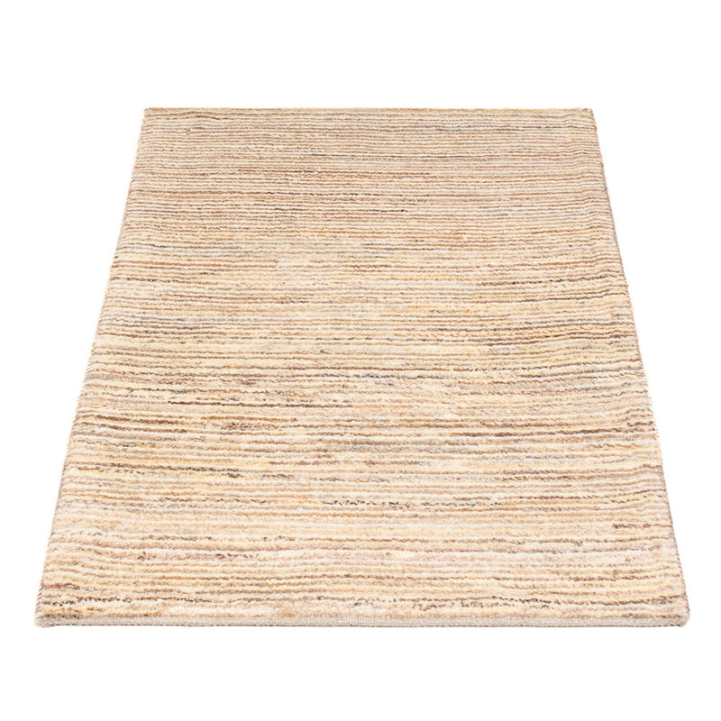 Gabbeh Persisch Teppich 58x93cm - Perserteppich Wollteppich - hellbeige