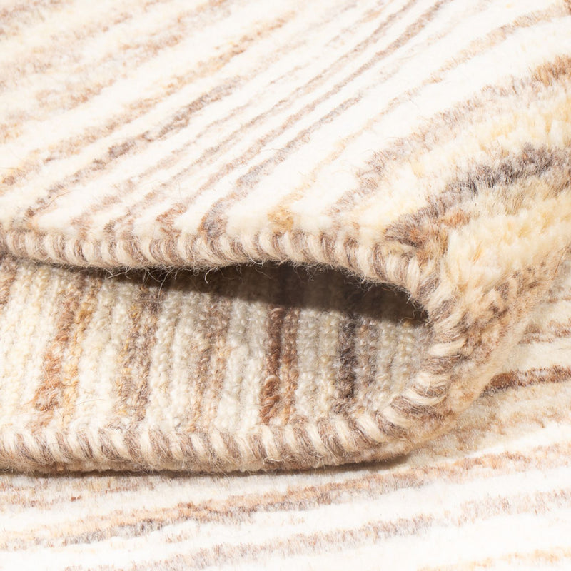 Gabbeh Persisch Teppich 98x144cm - Perserteppich Wollteppich - dunkelbeige
