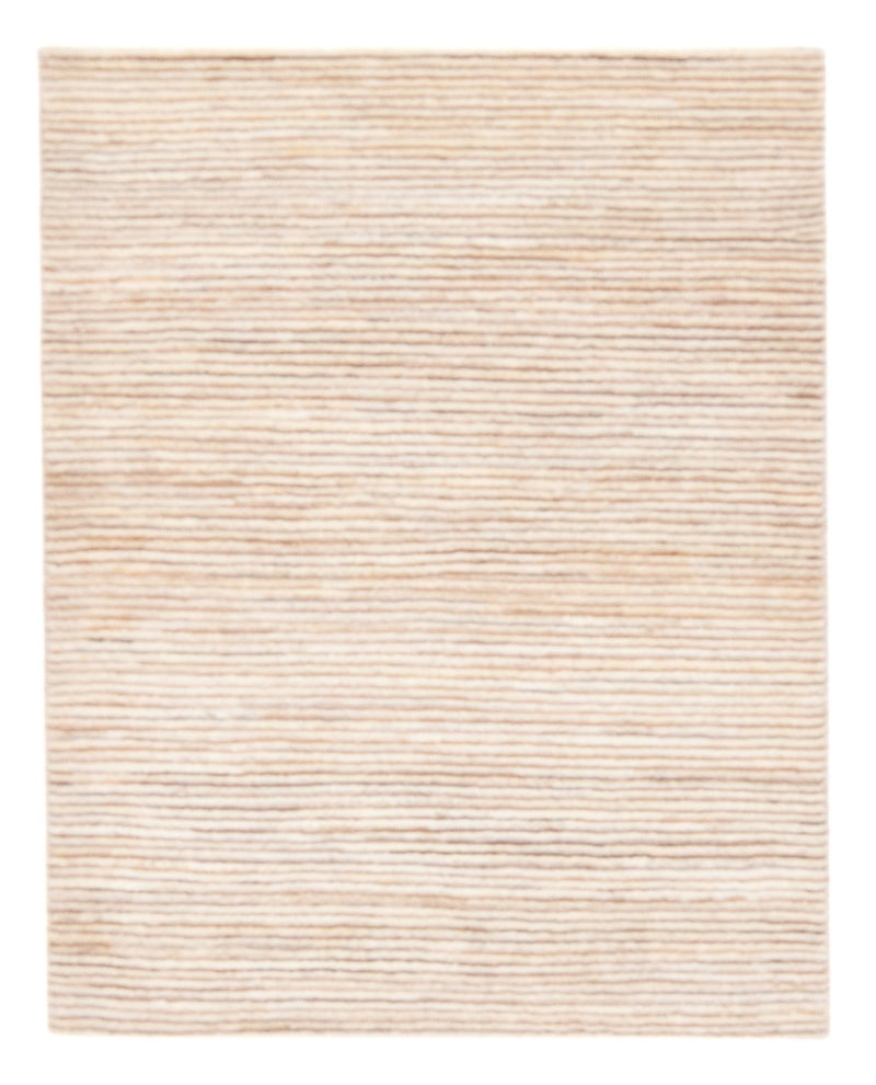 Gabbeh Persisch Teppich 105x140cm - Perserteppich Wollteppich - dunkelbeige