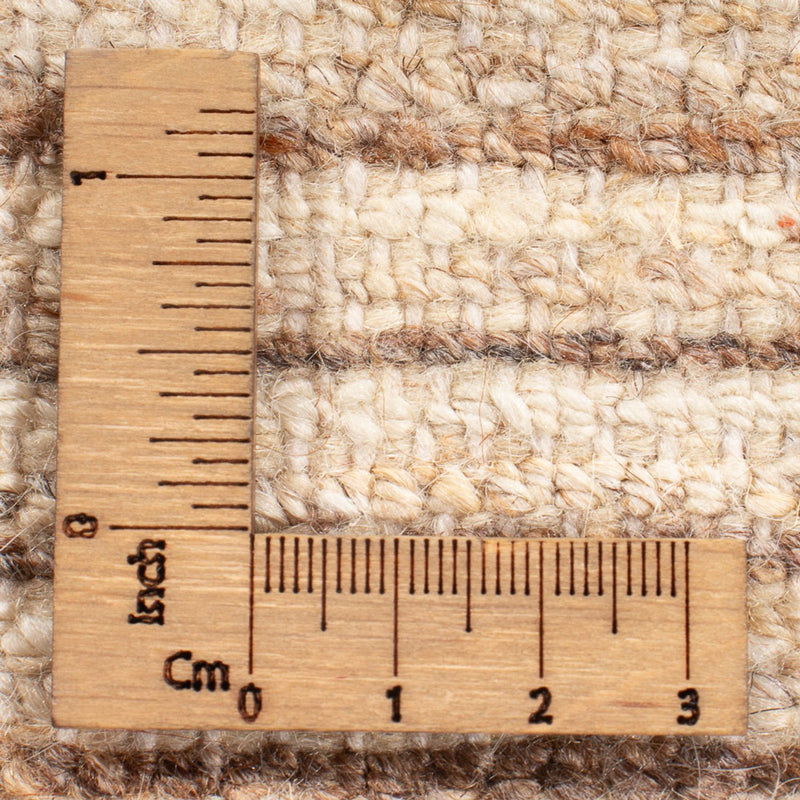Gabbeh Persisch Teppich 105x140cm - Perserteppich Wollteppich - dunkelbeige