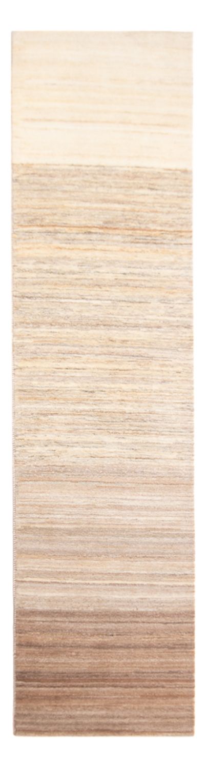 Gabbeh Persisch Teppich 77x333cm - Perserteppich Wollteppich - natur