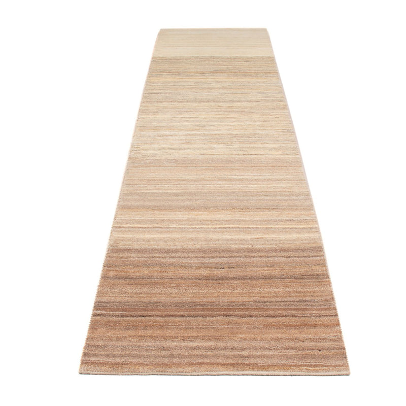 Gabbeh Persisch Teppich 77x333cm - Perserteppich Wollteppich - natur