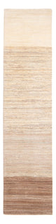 Gabbeh Persisch Teppich 75x332cm - Perserteppich Wollteppich - natur