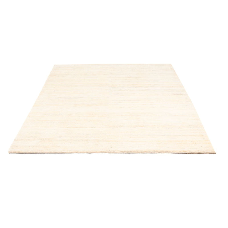 Gabbeh Persisch Teppich 147x193cm - Perserteppich Wollteppich - weiß