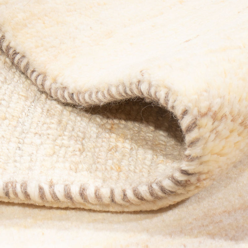 Gabbeh Persisch Teppich 61x101cm - Perserteppich Wollteppich - creme