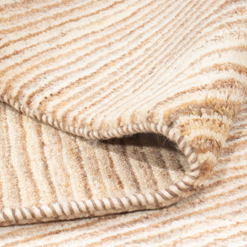 Gabbeh Persisch Teppich 174x247cm - Perserteppich Wollteppich - hellbeige