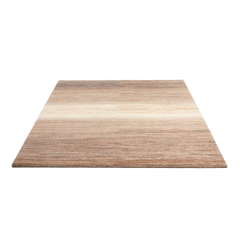 Gabbeh Persisch Teppich 148x184cm - Perserteppich Wollteppich - dunkelbeige