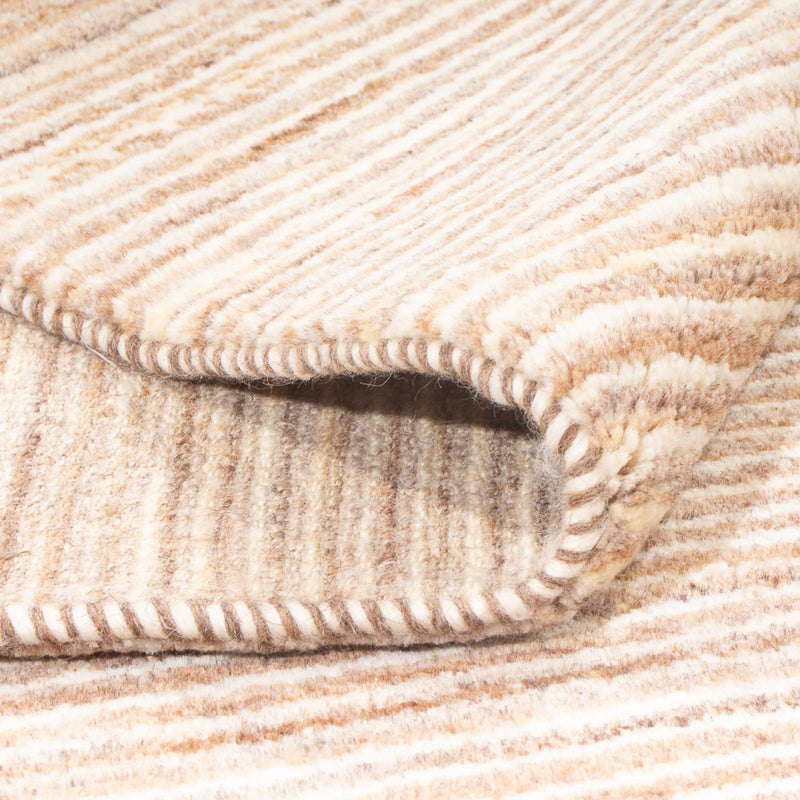 Gabbeh Persisch Teppich 152x204cm - Perserteppich Wollteppich - dunkelbeige