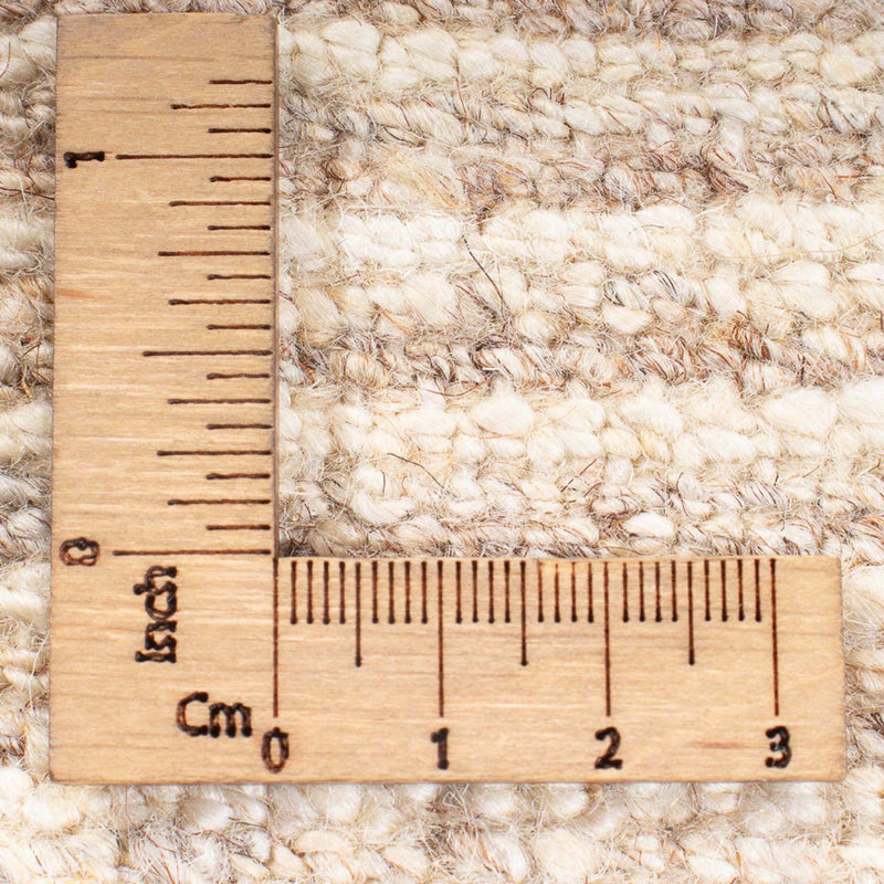Gabbeh Persisch Teppich 140x157cm - Perserteppich Wollteppich - beige