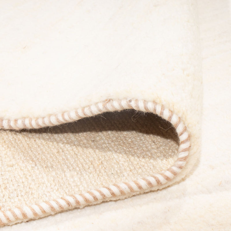 Gabbeh Persisch Teppich 183x255cm - Perserteppich Wollteppich - weiß