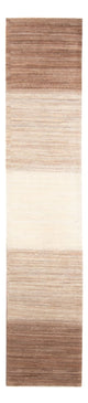 Gabbeh Persisch Teppich 71x330cm - Perserteppich Wollteppich - natur