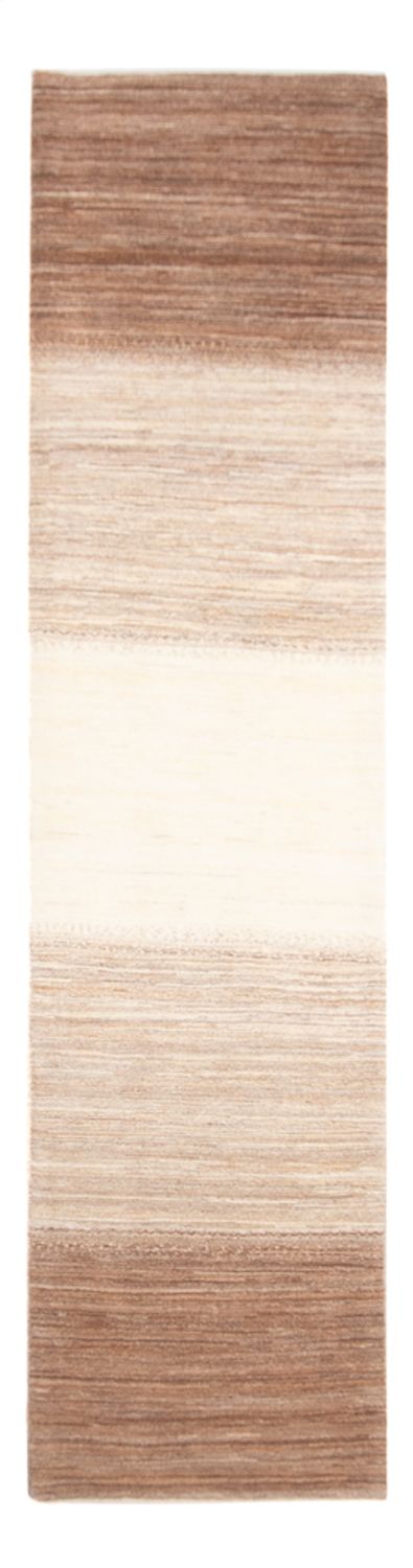 Gabbeh Persisch Teppich 78x333cm - Perserteppich Wollteppich - natur