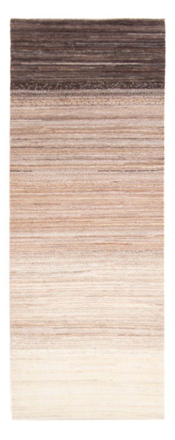 Gabbeh Persisch Teppich 85x242cm - Perserteppich Wollteppich - natur