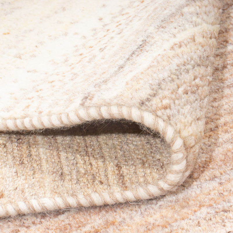Gabbeh Persisch Teppich 82x246cm - Perserteppich Wollteppich - natur