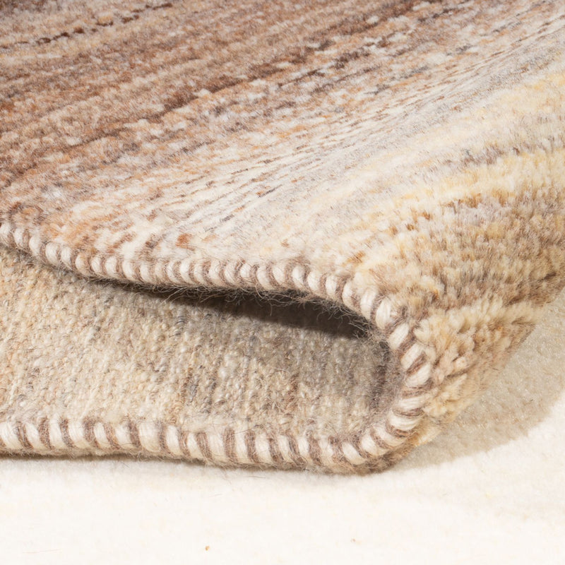 Gabbeh Persisch Teppich 79x241cm - Perserteppich Wollteppich - natur