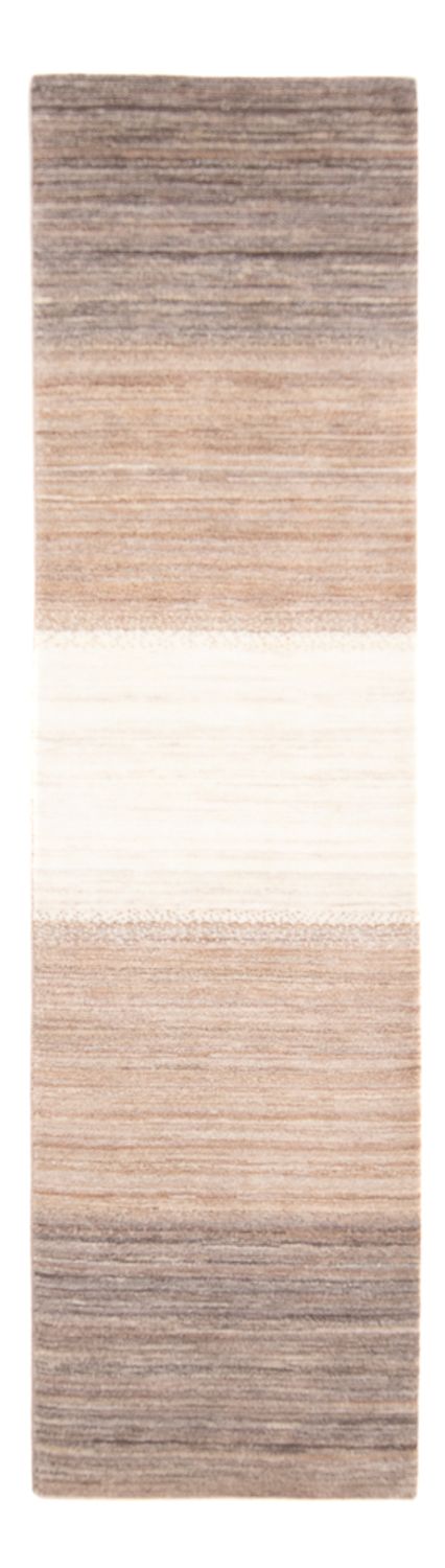 Gabbeh Persisch Teppich 78x296cm - Perserteppich Wollteppich - natur