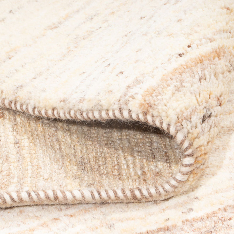 Gabbeh Persisch Teppich 78x342cm - Perserteppich Wollteppich - natur