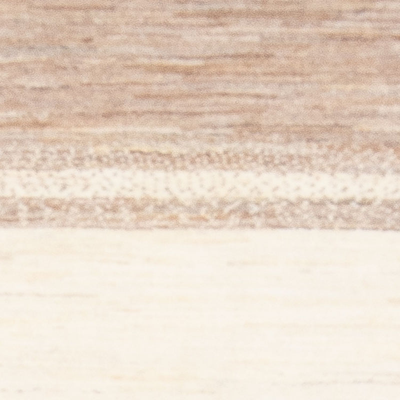 Gabbeh Persisch Teppich 85x340cm - Perserteppich Wollteppich - natur