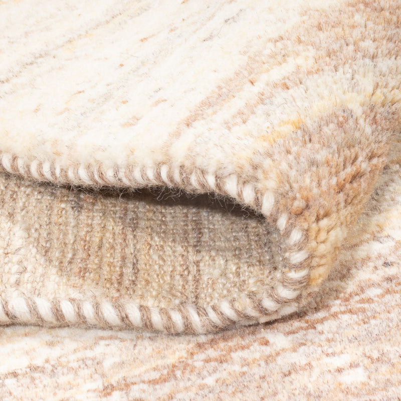 Gabbeh Persisch Teppich 78x340cm - Perserteppich Wollteppich - natur