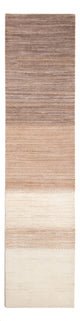 Gabbeh Persisch Teppich 80x350cm - Perserteppich Wollteppich - natur