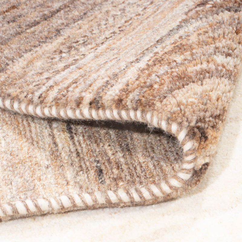 Gabbeh Persisch Teppich 87x247cm - Perserteppich Wollteppich - natur