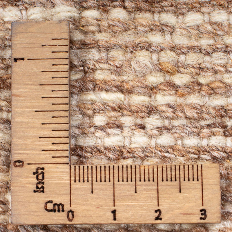 Gabbeh Persisch Teppich 81x283cm - Perserteppich Wollteppich - natur