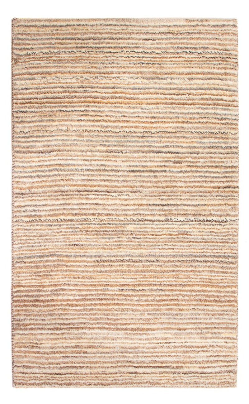 Gabbeh Persisch Teppich 60x92cm - Perserteppich Wollteppich - hellbeige