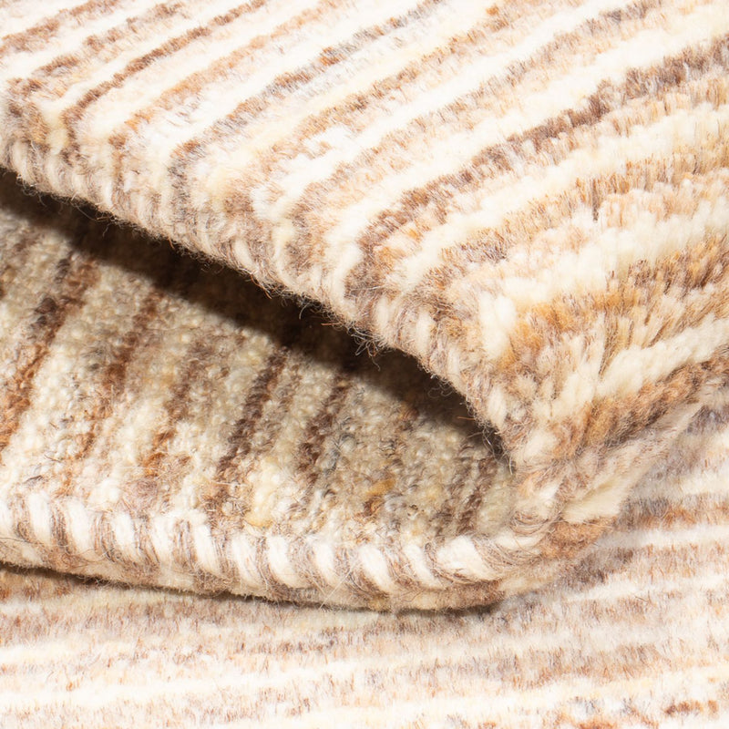 Gabbeh Persisch Teppich 60x94cm - Perserteppich Wollteppich - hellbeige