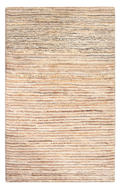 Gabbeh Persisch Teppich 60x92cm - Perserteppich Wollteppich - hellbeige