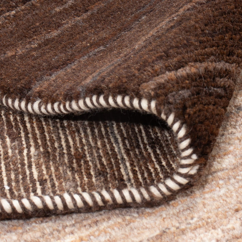 Gabbeh Persisch Teppich 103x500cm - Perserteppich Wollteppich - natur