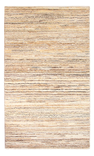 Gabbeh Persisch Teppich 60x95cm - Perserteppich Wollteppich - hellbeige