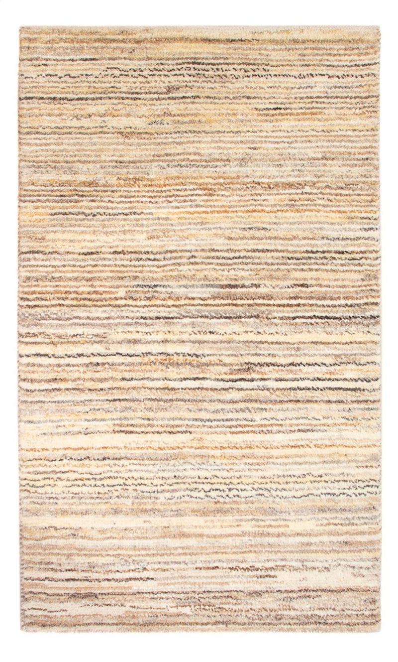 Gabbeh Persisch Teppich 60x95cm - Perserteppich Wollteppich - hellbeige