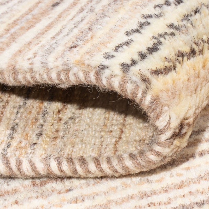 Gabbeh Persisch Teppich 60x95cm - Perserteppich Wollteppich - hellbeige