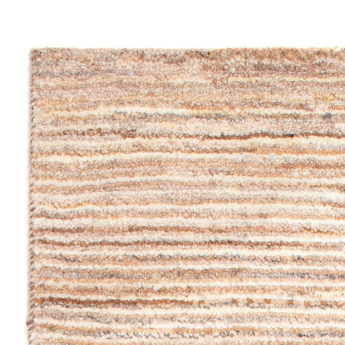 Gabbeh Persisch Teppich 60x94cm - Perserteppich Wollteppich - hellbeige