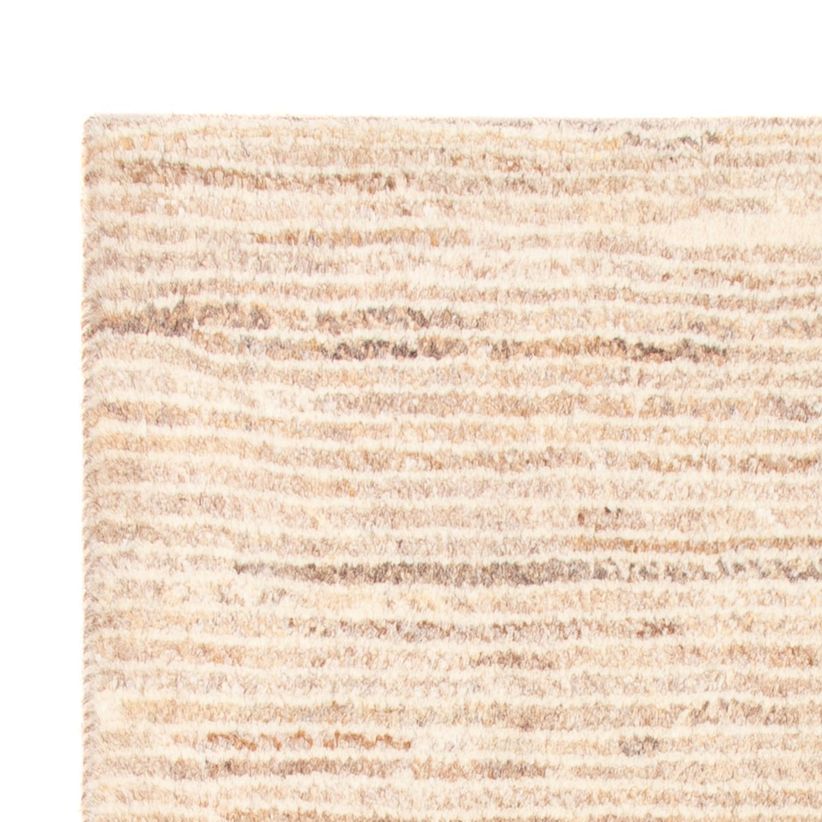 Gabbeh Persisch Teppich 61x92cm - Perserteppich Wollteppich - hellbeige