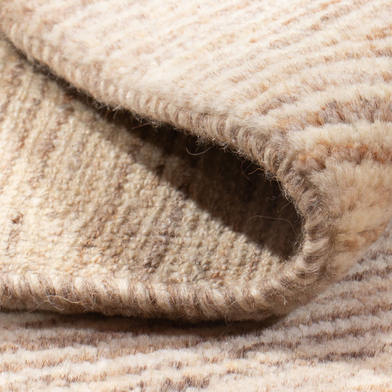 Gabbeh Persisch Teppich 61x92cm - Perserteppich Wollteppich - hellbeige